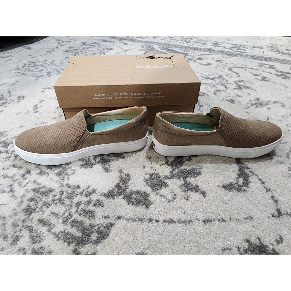 Dr. Scholl's Shoes Womens Nova SlipOn Fashion Sneaker Brown Microfiber Size 8.5M - Picture 3 of 9